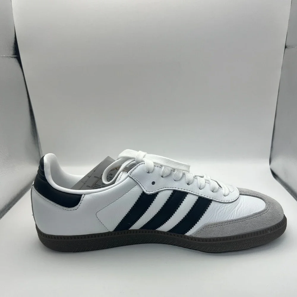 Adidas Samba OG Cloud White Core Black Gum B75806 Mens 8 Womens 9 - Picture 7 of 10